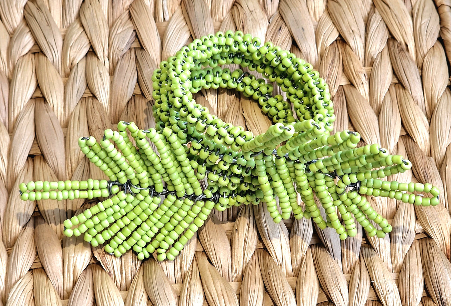 Palm Beaded Napkin Ring